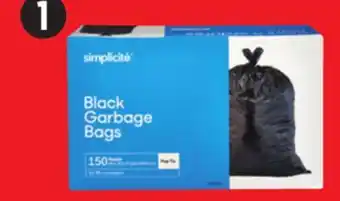 Canadian Tire simplicité 150-Count Garbage Bags, 75L offer