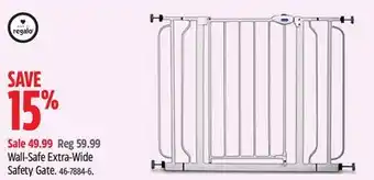 Canadian Tire Regalo Wall-Safe Extra-Wide Safety Gate offer