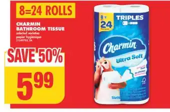No Frills CHARMIN BATHROOM TISSUE offer