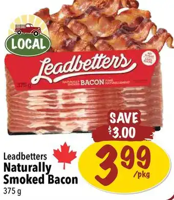 Farm Boy Leadbetters Naturally Smoked Bacon offer