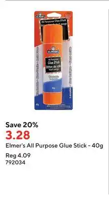 Staples Elmer's All Purpose Glue Stick - 40g offer