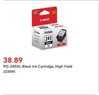 Staples PG-245XL Black Ink Cartridge, High Yield offer