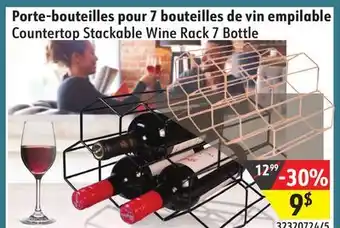 Hart Countertop Stackable Wine Rack 7 Bottle offer