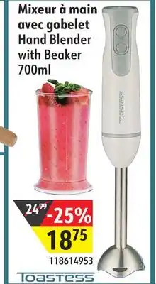 Sushi Shop Toastess Hand Blender with Beaker offer