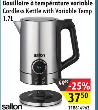 Sushi Shop Cordless Kettle with Variable Temp offer
