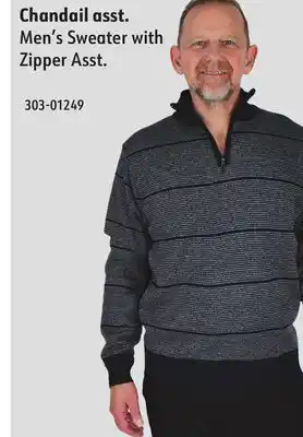 Sushi Shop Men's Sweater with Zipper offer
