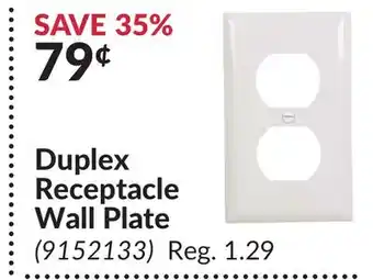 Princess Auto Duplex Receptacle Wall Plate offer