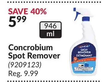 Princess Auto Concrobium Spot Remover offer