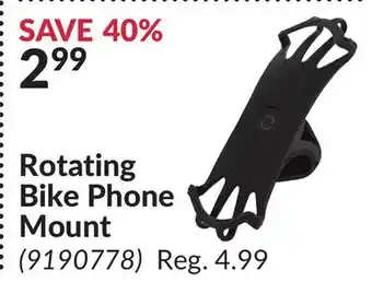 Princess Auto Rotating Bike Phone Mount offer