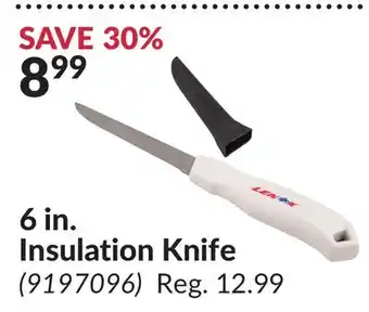 Princess Auto 6 in. Insulation Knife offer