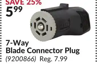 Princess Auto 7-Way Blade Connector Plug offer