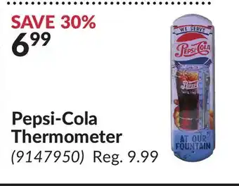 Princess Auto Pepsi-Cola Thermometer offer