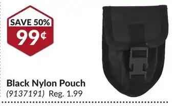 Princess Auto Black Nylon Pouch offer