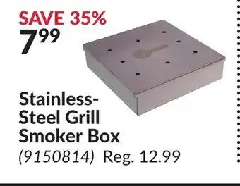Princess Auto Stainless- Steel Grill Smoker Box offer
