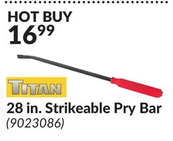 Princess Auto 28 in. Strikeable Pry Bar offer