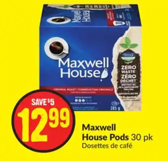 Chalo FreshCo Maxwell House Pods 30 pk offer
