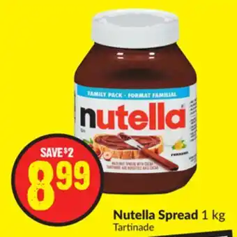 Chalo FreshCo Nutella Spread 1 kg offer