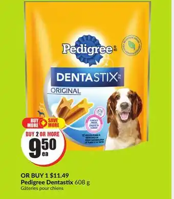 FreshCo Pedigree Dentastix 608g offer