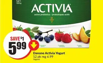 FreshCo Danone Activia Yogurt 12 pk offer