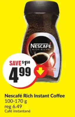 FreshCo Nescafe Rich Instant Coffee 100-170g offer