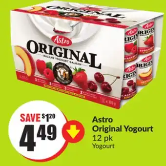 FreshCo Astro Original Yogurt 12 pk offer