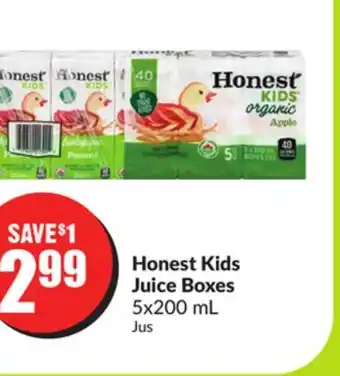 FreshCo Honest Kids Juice Boxes 5x200 mL offer