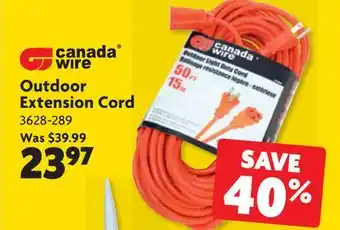 Home Hardware Outdoor Extension Cord offer