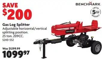 Home Hardware Gas Log Splitter offer