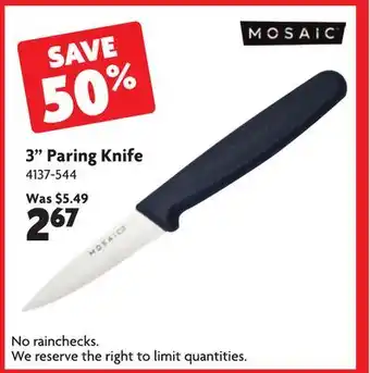Home Hardware 3 Paring Knife offer