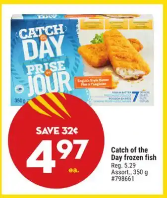 Giant Tiger Catch of the Day frozen fish offer