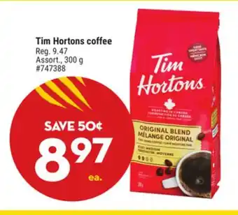 Giant Tiger Tim Hortons coffee offer