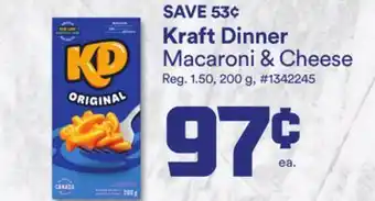 Giant Tiger Kraft Dinner Macaroni & Cheese offer