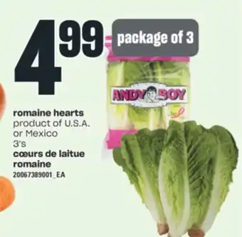 Valu-mart CŒURS DE LAITUE ROMAINE 3's offer