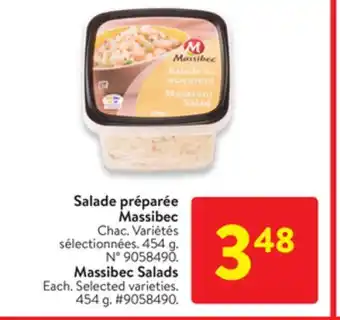 Walmart Massibec Salads offer