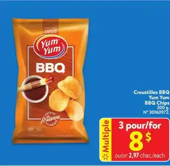 Walmart Yum Yum BBQ Chips offer