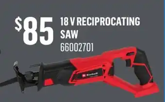 Canac 18 V RECIPROCATING SAW offer