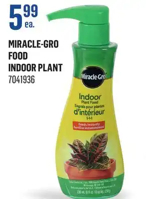 Canac Miracle-Gro food offer