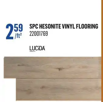 Canac SPC HESONITE VINYL FLOORING offer