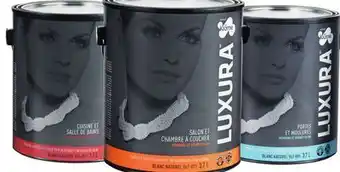 Canac Luxura Kitchen and Bathroom Latex Paint Natural White & Colours 3.7 L offer