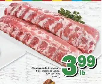 L'Intermarché CÔTES LEVÉES DE DOS DE PORC offer