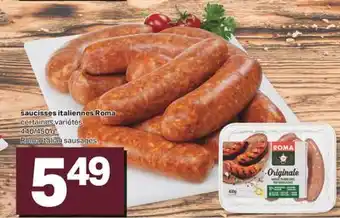 L'Intermarché SAUCISSES ITALIENNES, 440/450 G offer