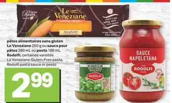 L'Intermarché PÂTES ALIMENTAIRES SANS GLUTEN LE VENEZIANE 250 G OU SAUCE POUR PÂTES 380 ML OU PESTO 180 ML offer
