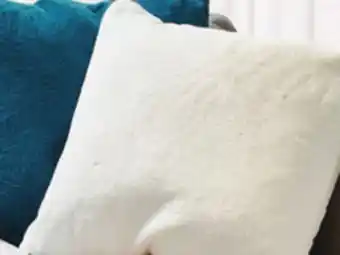 Giant Tiger faux fur cushion offer