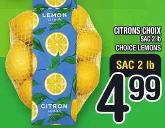 Marche Ami CITRONS CHOIX | CHOICE LEMONS offer