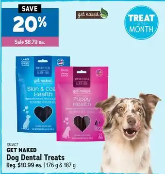 Ren’s Pets Depot GET NAKED Dog Dental Treats offer