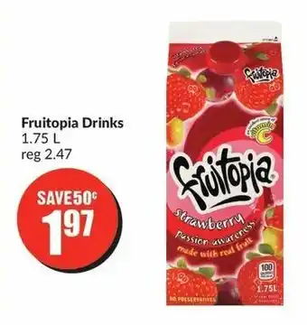 FreshCo Fruitopia Drinks 1.75L offer