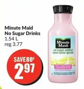 FreshCo Minute Maid No Sugar Drinks 1.54L offer