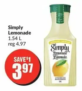 FreshCo Simply Lemonade 1.54L offer