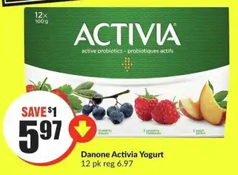 FreshCo Danone Activia Yogurt 12 pk offer