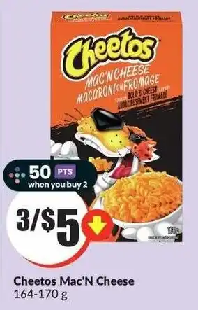 FreshCo Cheetos Mac'N Cheese 164-170g offer
